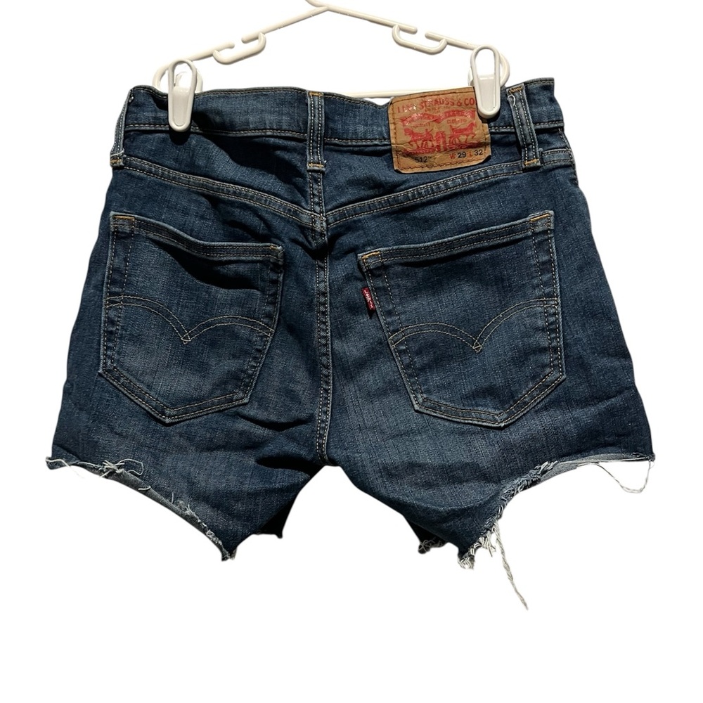 Levi's Women's Denim Jean Shorts in Dark Blue